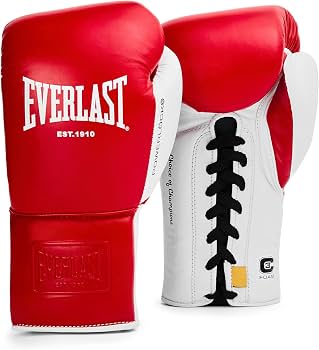 Rękawice Bokserskie Everlast Lace Powerlock OG Pro Fight Gloves - obrazek 2