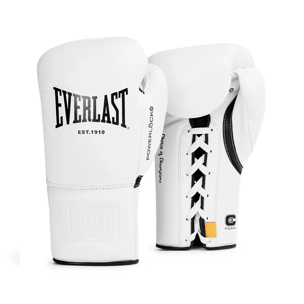 Rękawice Bokserskie Everlast Lace Powerlock OG Pro Fight Gloves - obrazek 5