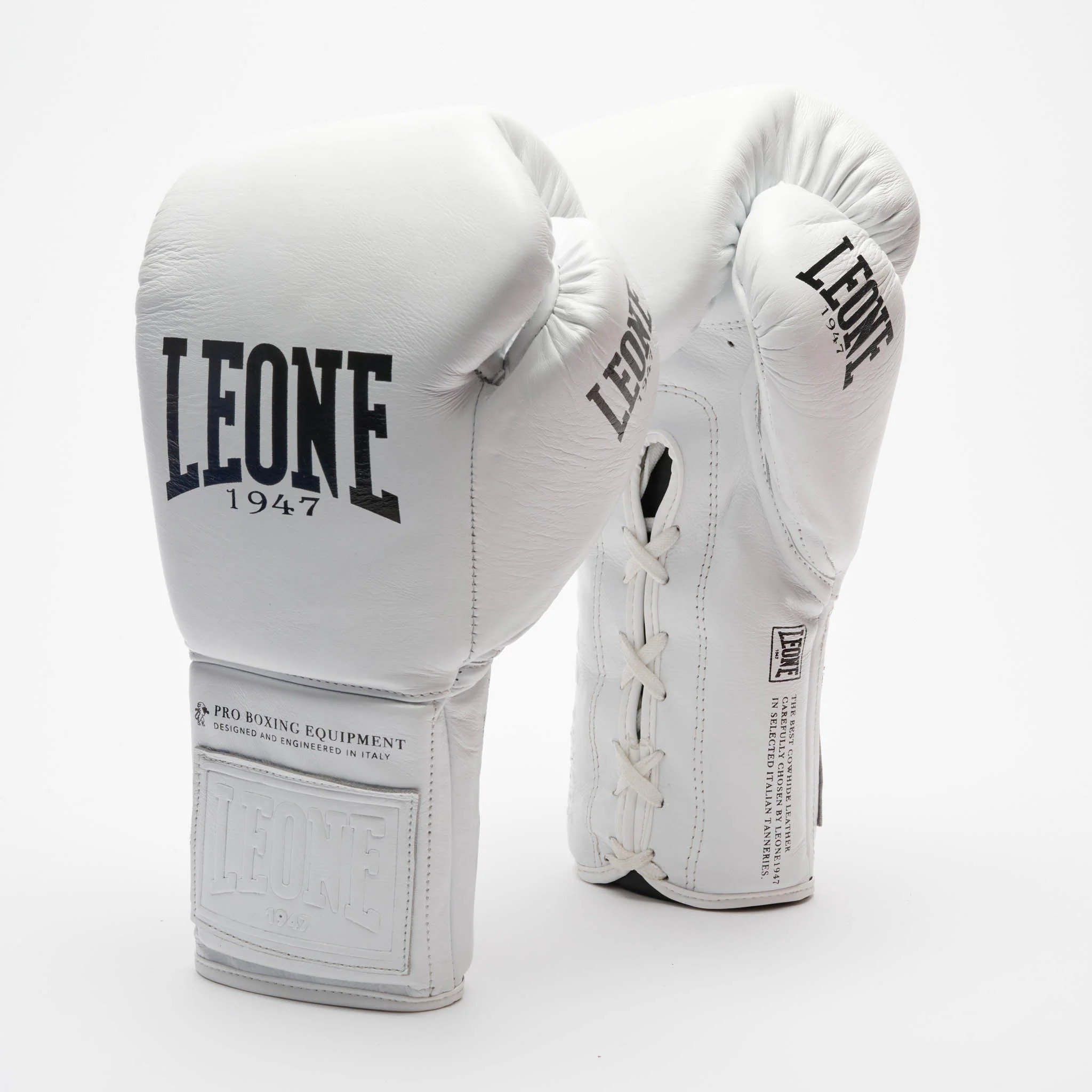 Rękawice Bokserskie Leone 1947 The Greatest GN111 Laced Up - obrazek 4