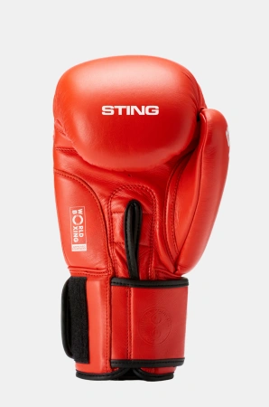 Rękawice bokserskie turniejowe Sting WORLD BOXING - obrazek 4